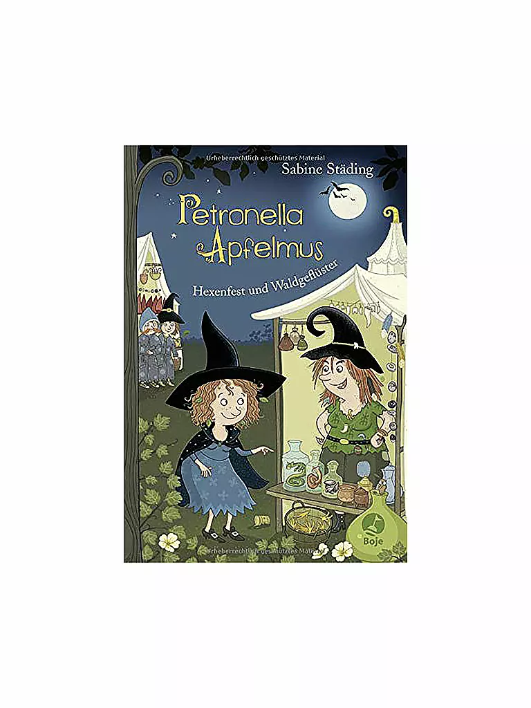 BOJE VERLAG | Livre - Petronella Apfelmus - Fête des sorcières et murmures de la forêt (7) | Aucune couleur