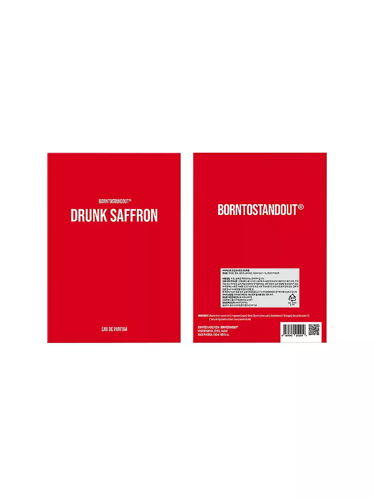 BORNTOSTANDOUT | Drunk Saffron Eau de Parfum 50ml | 