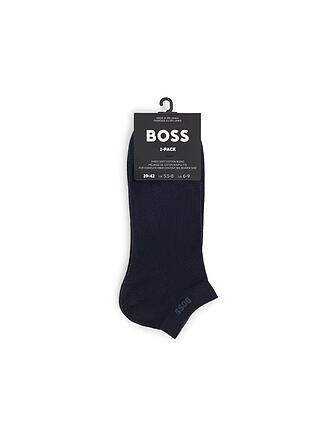 BOSS | Socquettes lot de 2 bleu foncé