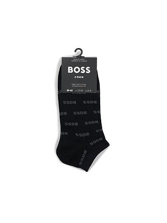 BOSS | Chaussettes sneaker lot de 2 noir