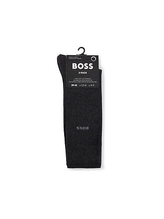 BOSS | Chaussettes lot de 2 charcoal