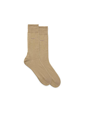 BOSS | Lot de 2 paires de chaussettes beige moyen