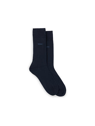 BOSS | Lot de 2 paires de chaussettes bleu foncé