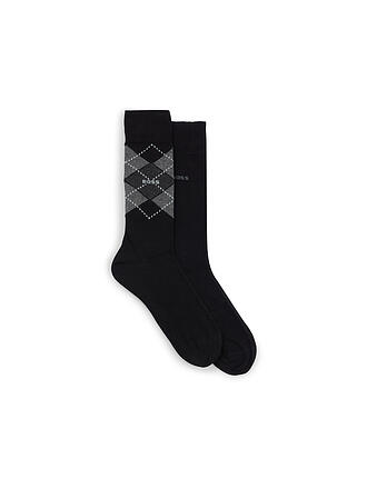 BOSS | Lot de 2 paires de chaussettes noires