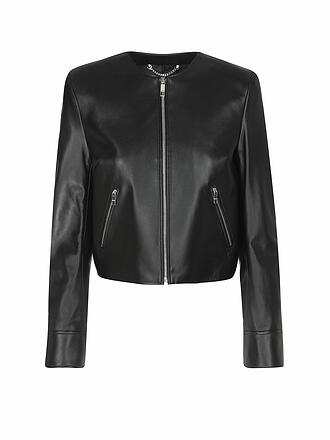 BOSS | Veste en cuir SADENITA