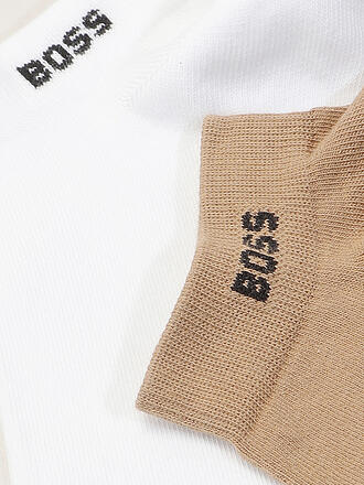 BOSS | Chaussettes sneaker 2P AS UNI CC lot de 2 beige moyen