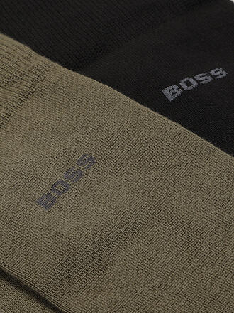 BOSS | Chaussettes, lot de 2, vert moyen