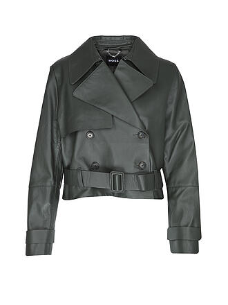 BOSS | Veste en cuir SATELA1