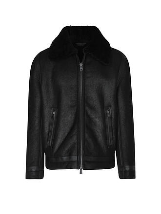 BOSS | Veste en cuir H-MORBIN
