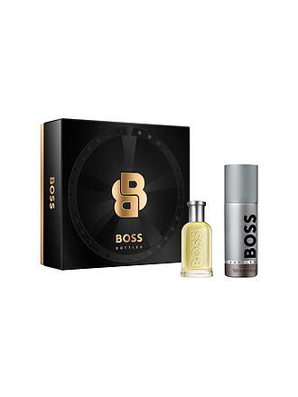 BOSS | Coffret Cadeau - Eau de Toilette et Déodorant Spray Bottled pour Homme 150ml / 50ml