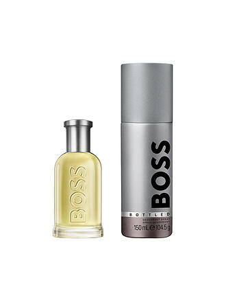 BOSS | Coffret Cadeau - Eau de Toilette et Déodorant Spray Bottled pour Homme 150ml / 50ml
