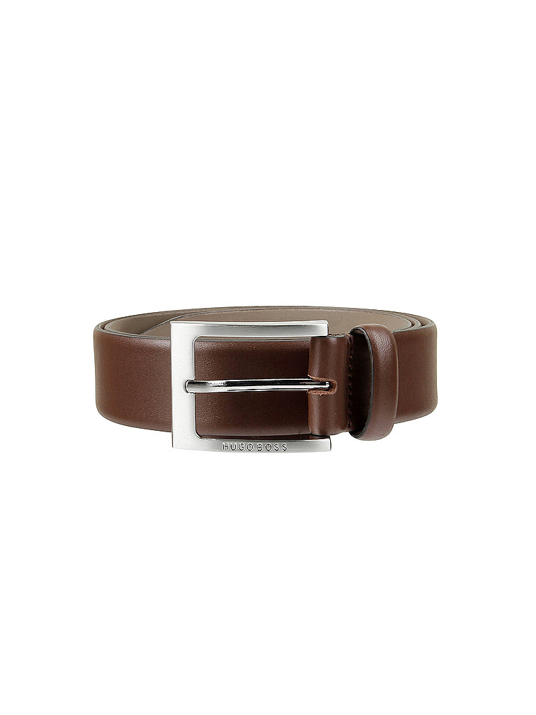 Ceinture en cuir Barnadine marron clair 90