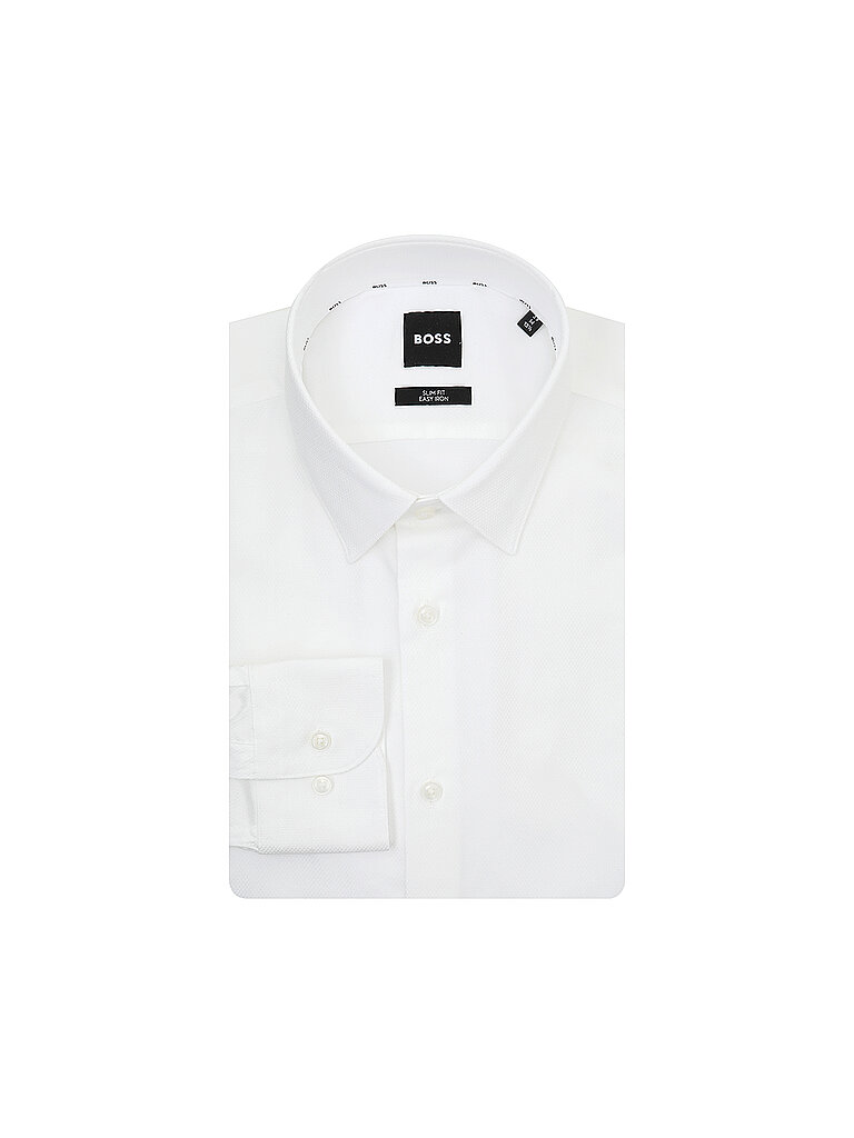 Boss Chemise Slim Fit blanc 45