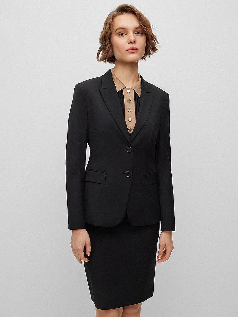 BOSS Blazer coupe droite JULEAH - vue 4