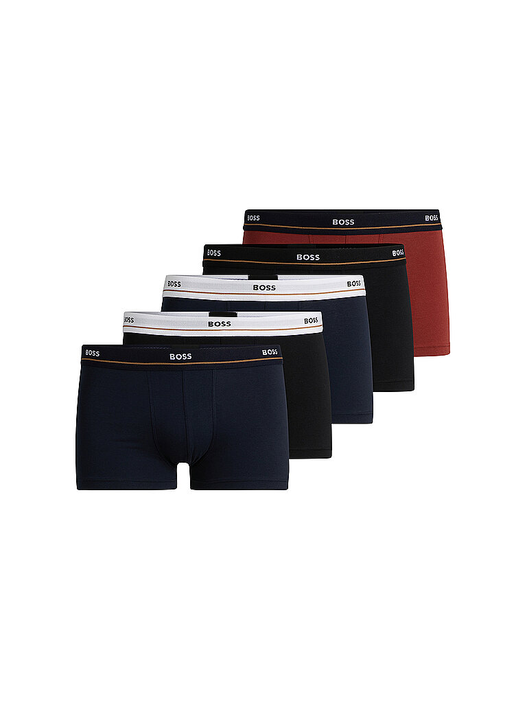 Boss Lot de 5 slips bleu marine M