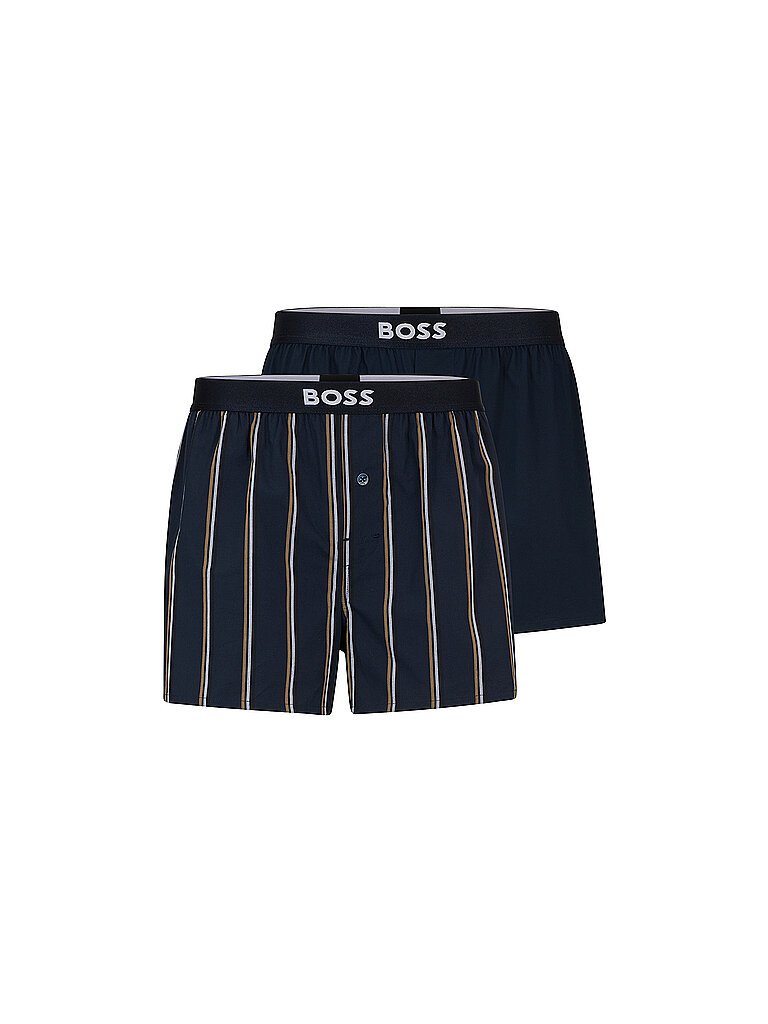 Boxershorts lot de 2 open blue bleu XXL