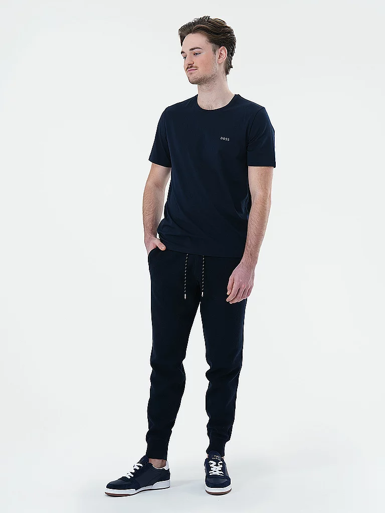 BOSS Hommes Mix&Match T Shirt R T Shirt en Coton Stretch à Logo brodé - vue 6