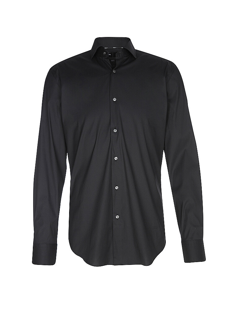 Chemise Slim Fit P-HANK noir 40