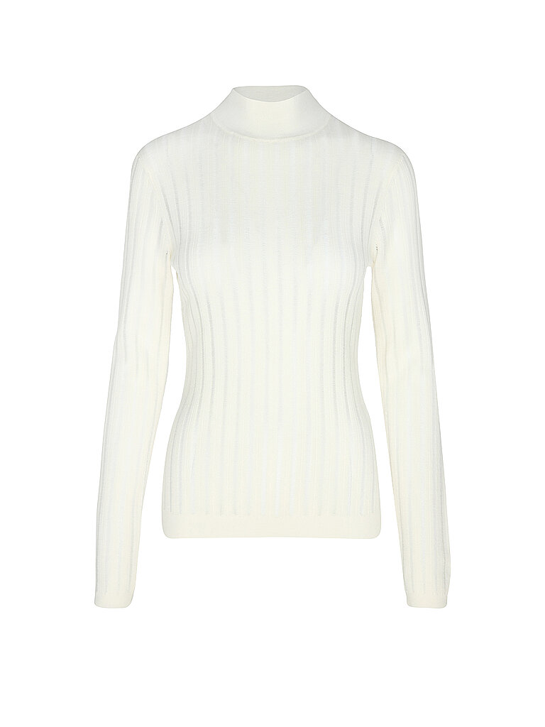Pull à col roulé FATIRAMI blanc XL