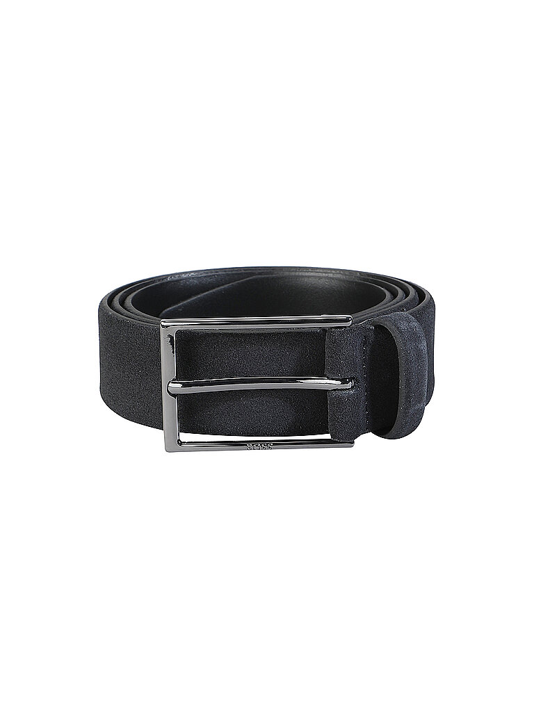 Ceinture en cuir CALINDO bleu marine 105