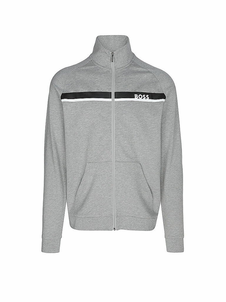 Sweat-shirt de détente zippé gris clair L