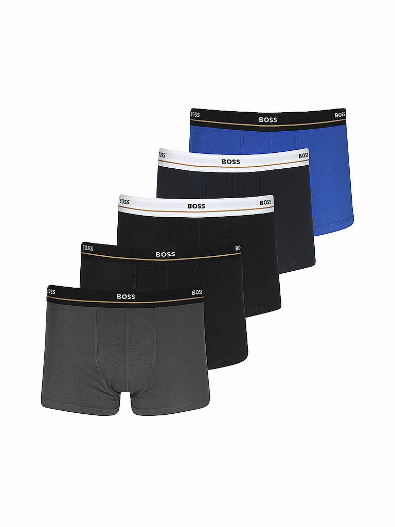 Lot de 5 boxers ouverts assortis gris S