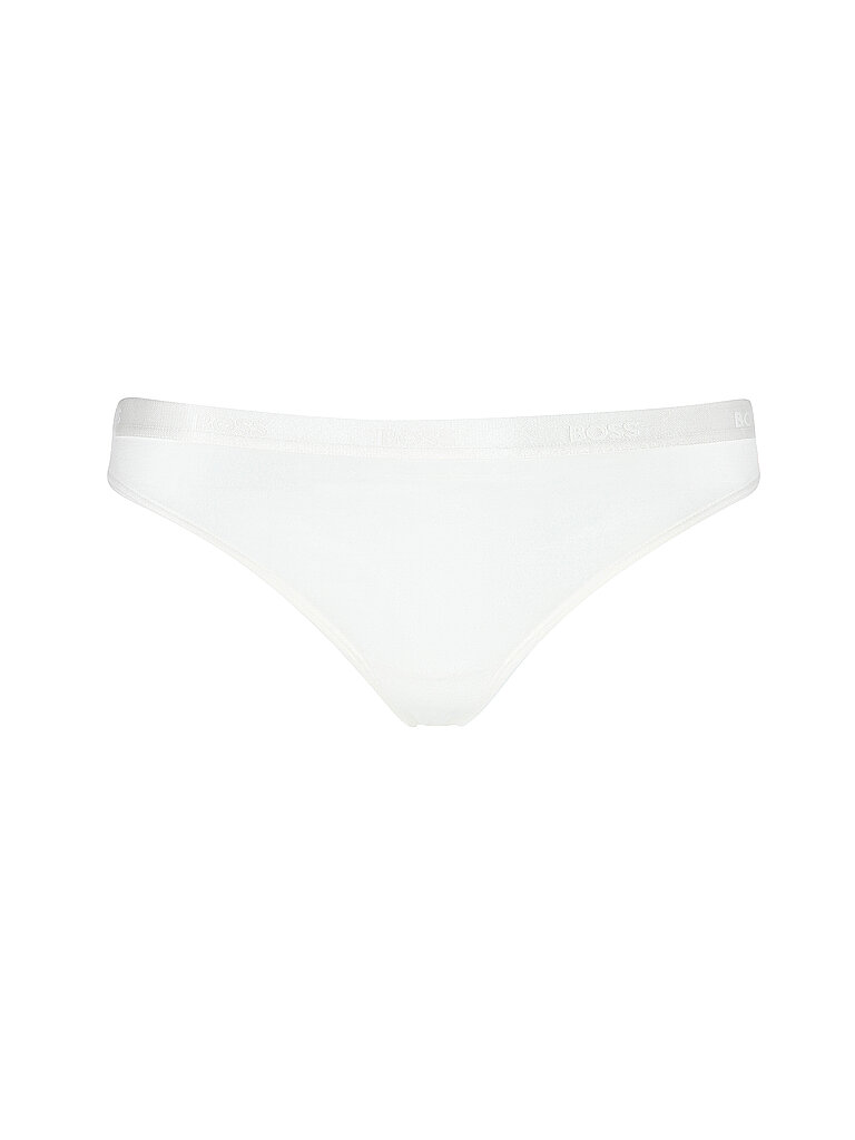 Boss String open white crème M