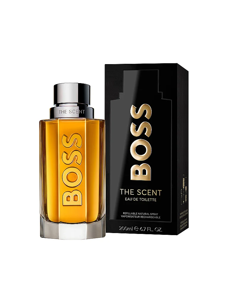 BOSS The Scent Recharge Eau de Toilette pour Lui 200 ml – Parfum et boisé avec des notes de gingembre de fruits de maninka accords de cuir – Longévité moyenne - vue 4