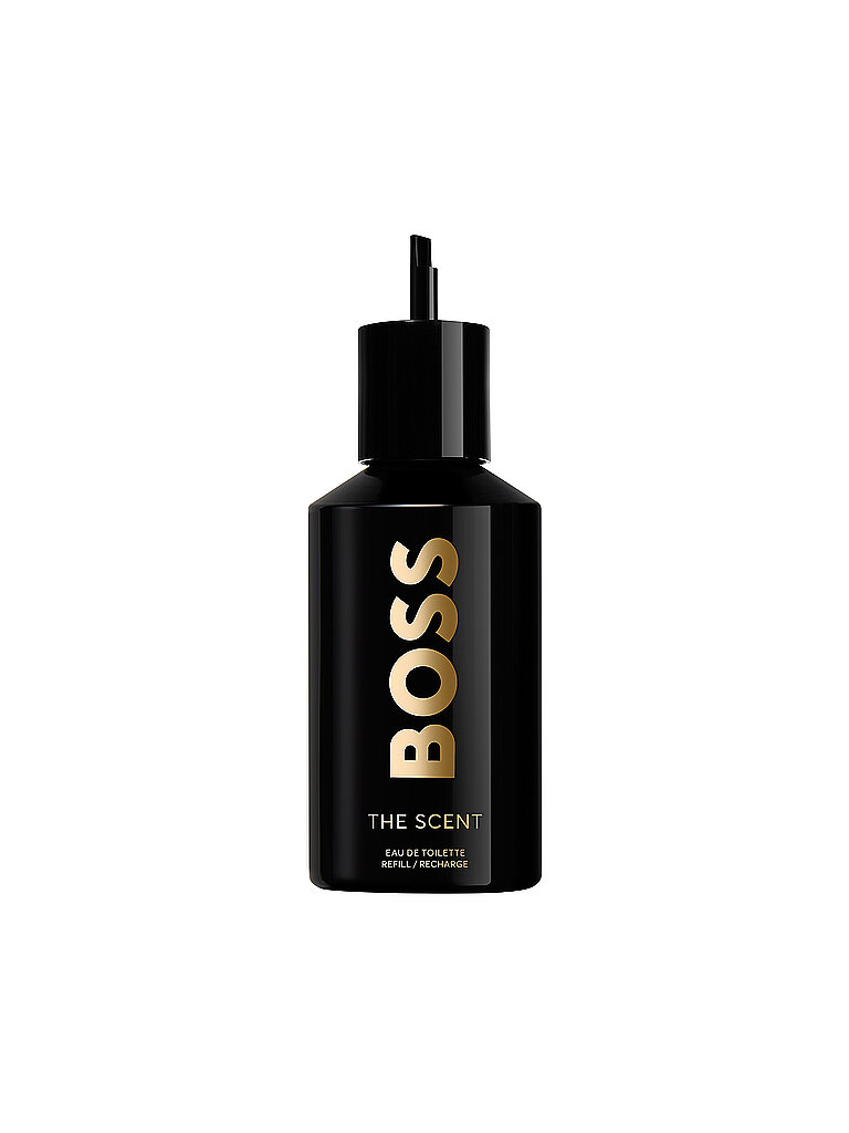 BOSS The Scent Recharge Eau de Toilette pour Lui 200 ml – Parfum et boisé avec des notes de gingembre de fruits de maninka accords de cuir – Longévité moyenne