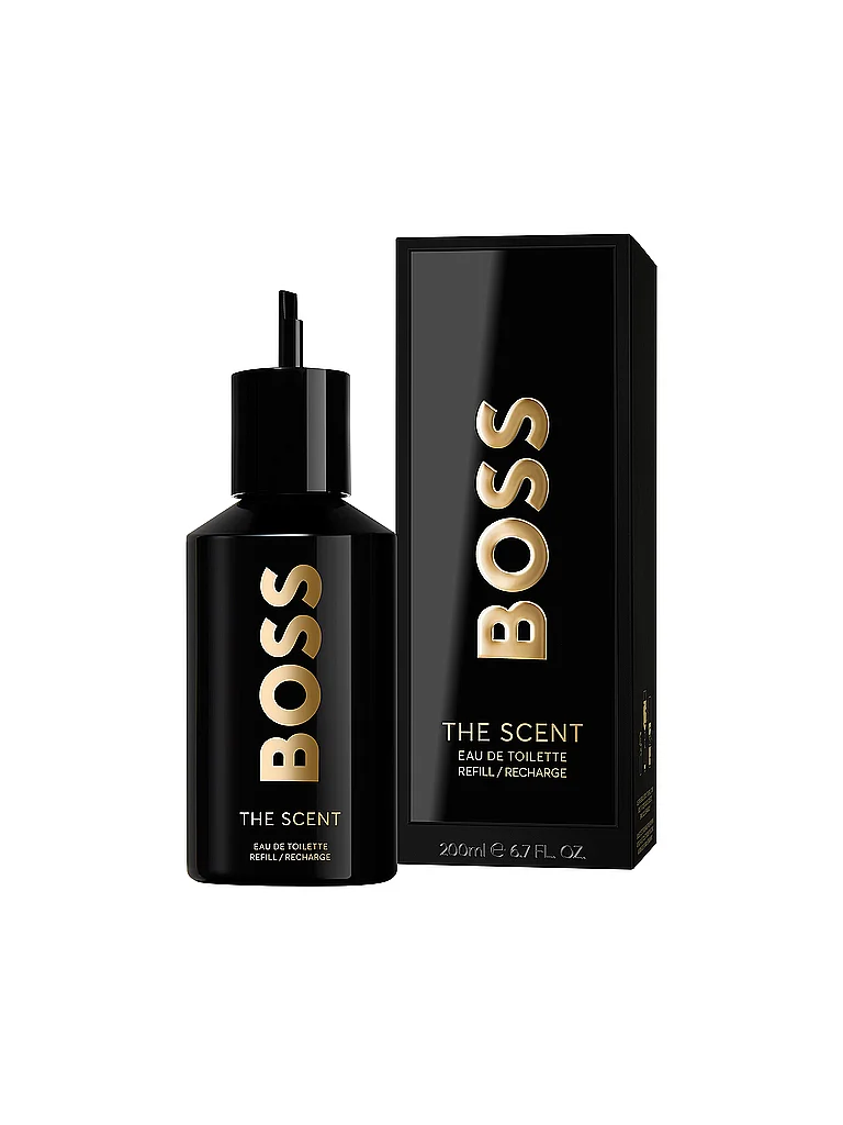 BOSS The Scent Recharge Eau de Toilette pour Lui 200 ml – Parfum et boisé avec des notes de gingembre de fruits de maninka accords de cuir – Longévité moyenne - vue 2