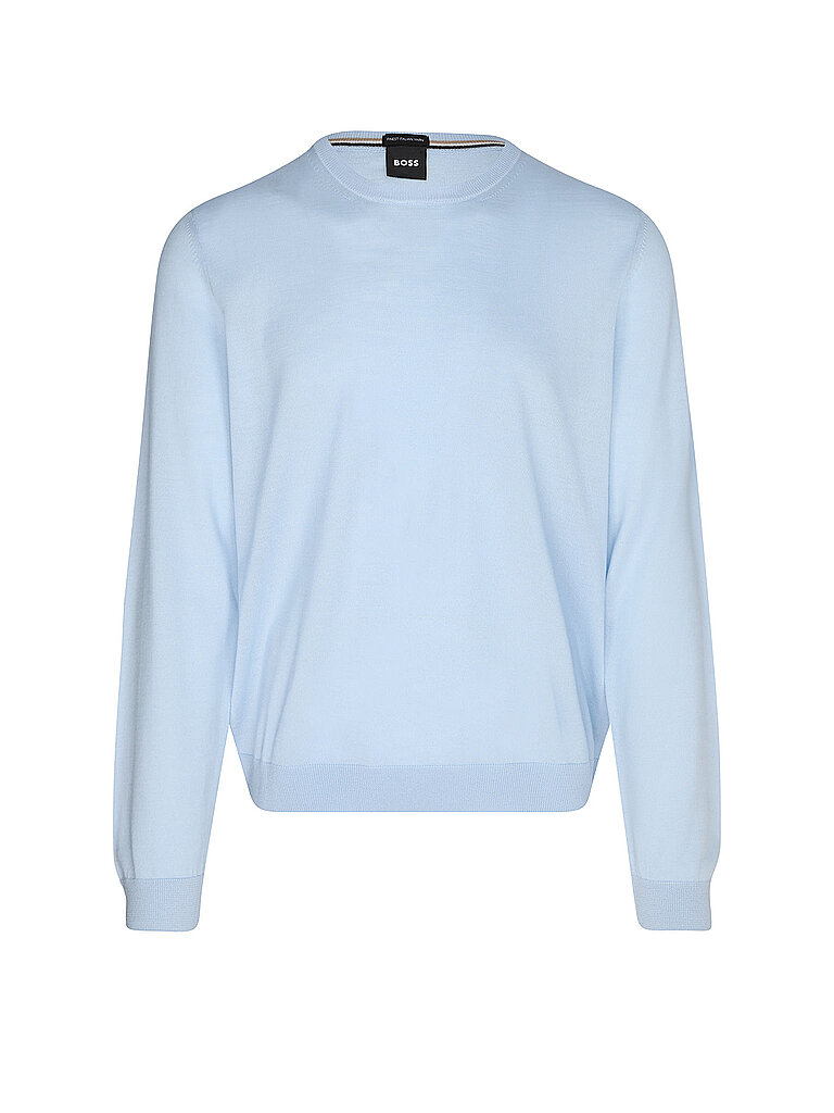 BOSS+Pullover+Slim+Fit+LENO-P+bleu+clair+|+S