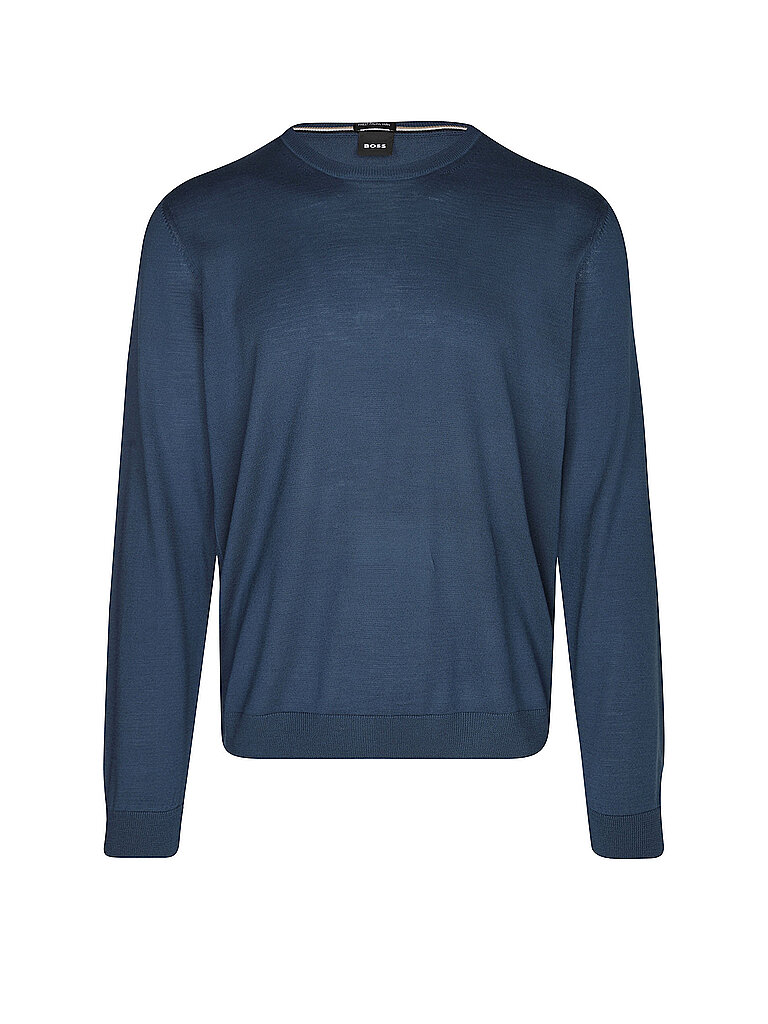 BOSS+Pullover+Slim+Fit+LENO-P+bleu+|+S