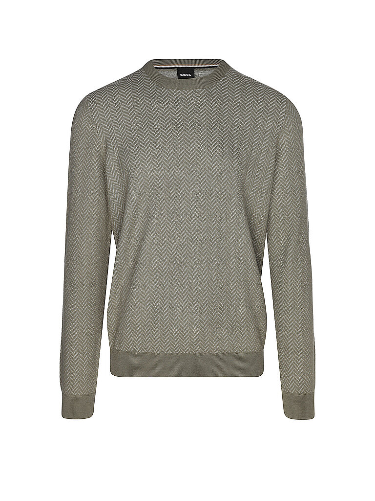 BOSS+Pullover+H-HABITO+olive+|+S