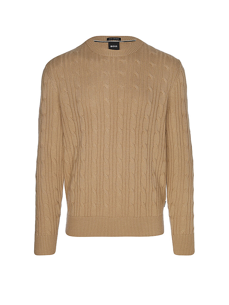 BOSS+Pullover+H-HETICO+camel+|+S