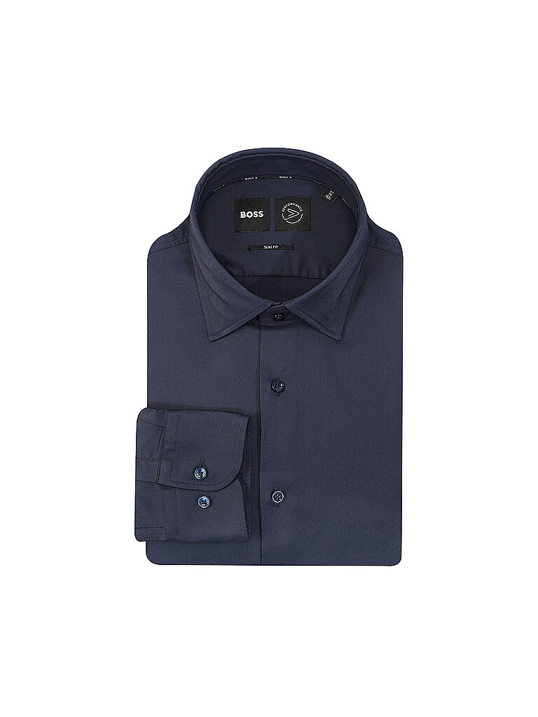 Chemise Slim Fit HANK bleu marine 38