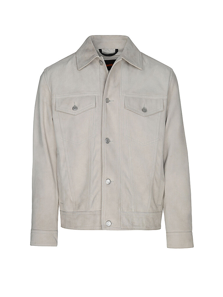 Nom du produit: Veste en cuir JOHOT beige 48