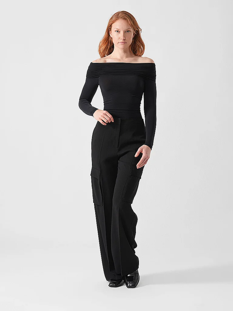 Boss TIANAMIA1 Women's Tailored Trousers Black 42 4