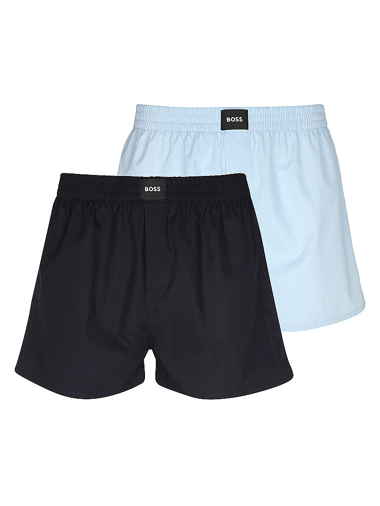 Boxershorts 2P BOXER S.CW PEACH Lot de 2 bleu clair/bleu pastel bleu clair L