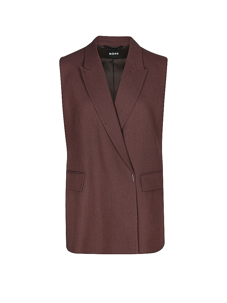 Boss Gilet JANKANIA marron 42