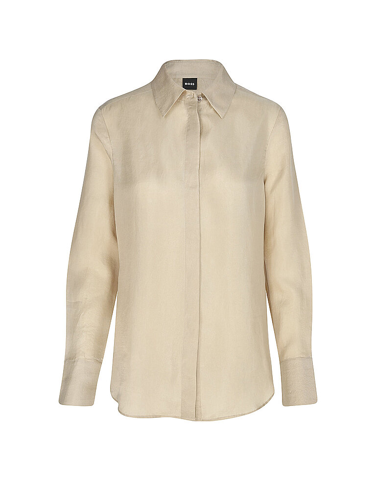 Boss Beruta2 Women's Blouse Light Beige 40 3
