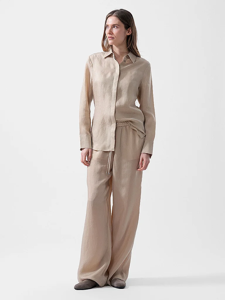 Boss Beruta2 Women's Blouse Light Beige 40 4