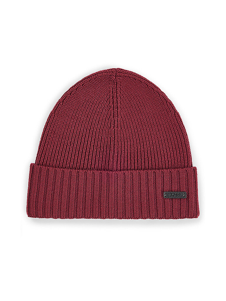 Bonnet - Haube FATI rouge foncé