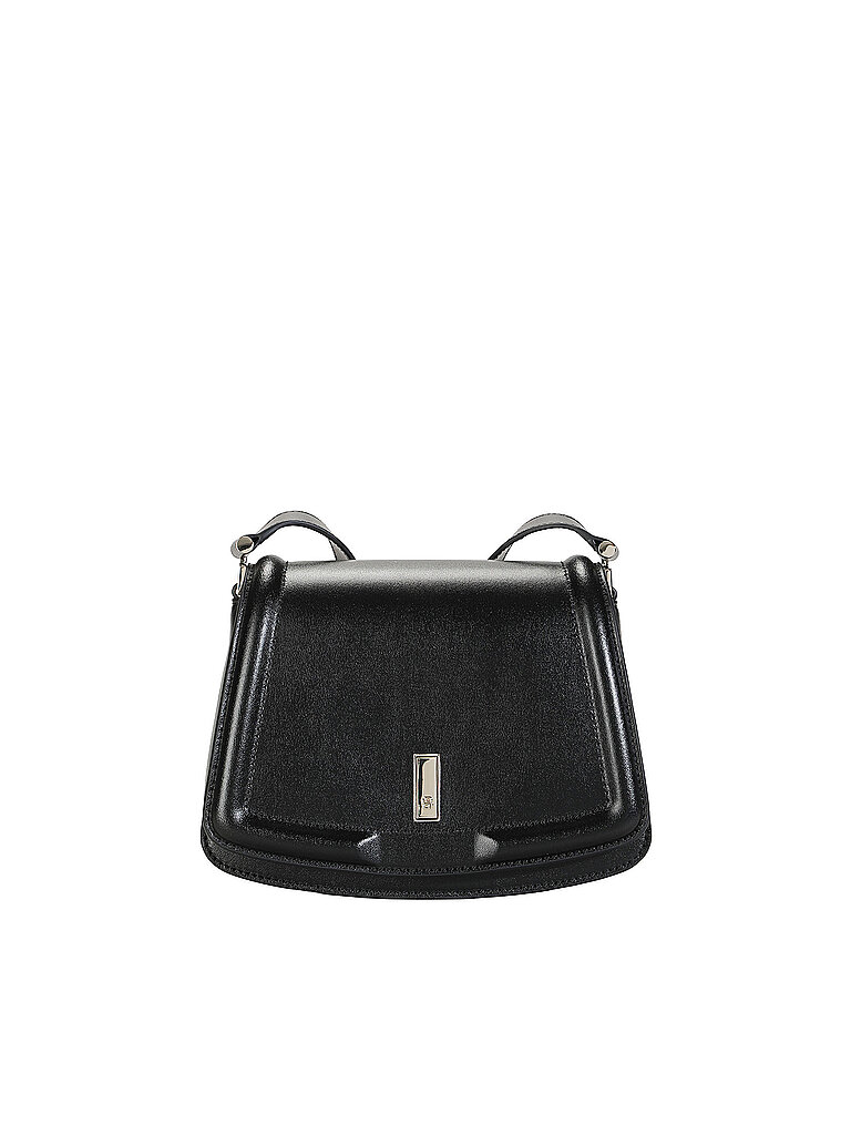 Sac en cuir - Mini sac ARIELL SADDLE N: noir