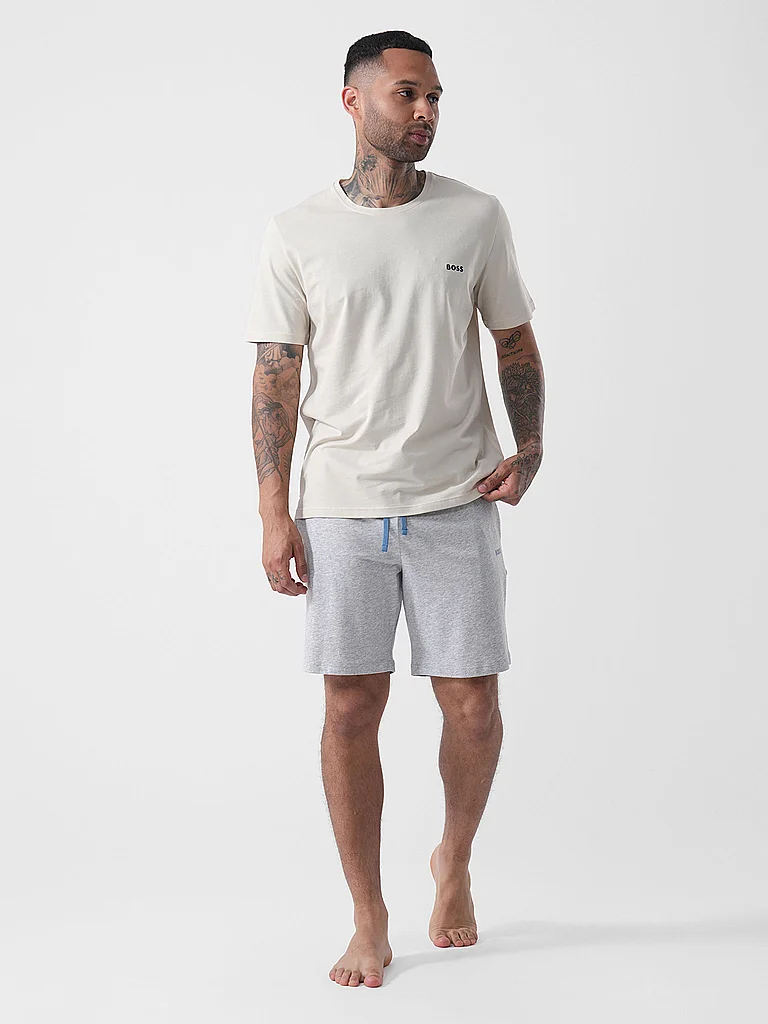 BOSS Loungewear Shirt MIX&MATCH crème - vue 3