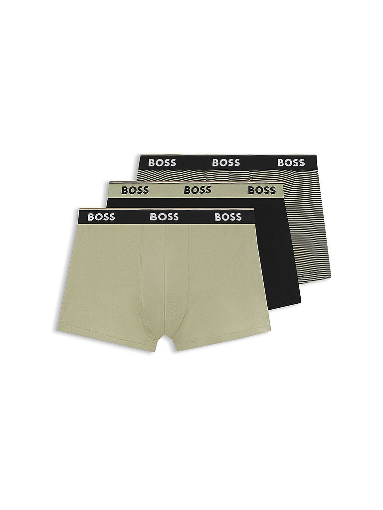Lot de 3 caleçons vert clair olive XL