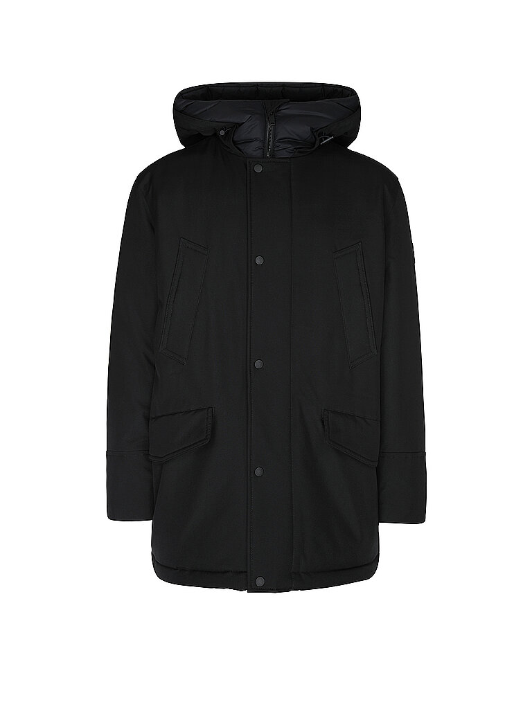 BOSS Parka OSIASS1 noir | Hommes | Taille: 46 | 5056946900100