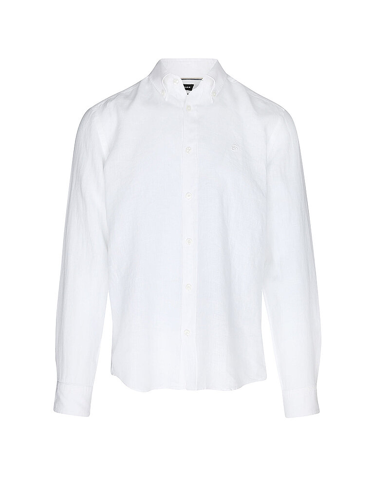 Chemise en lin H-LIAM blanc L