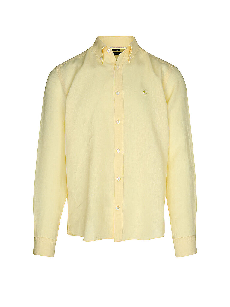 Chemise en lin H-LIAM jaune XL