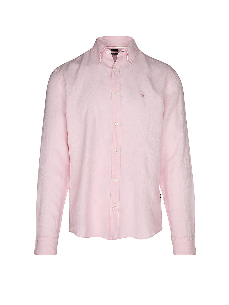 Boss Chemise en lin H-LIAM rose S