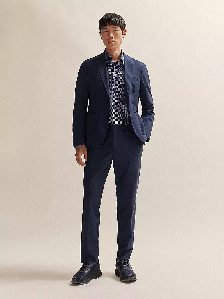 BOSS | Anzughose | Bleu foncé